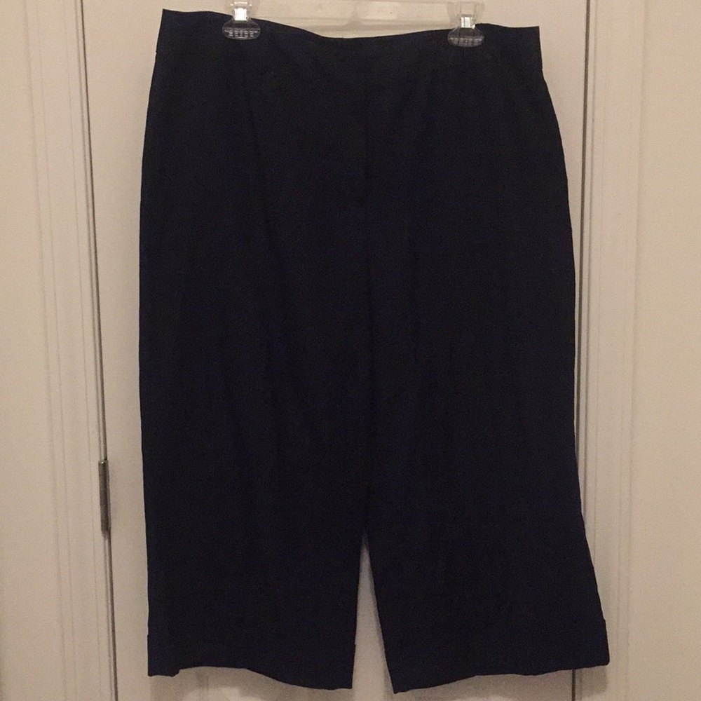Navy Capri work pants
